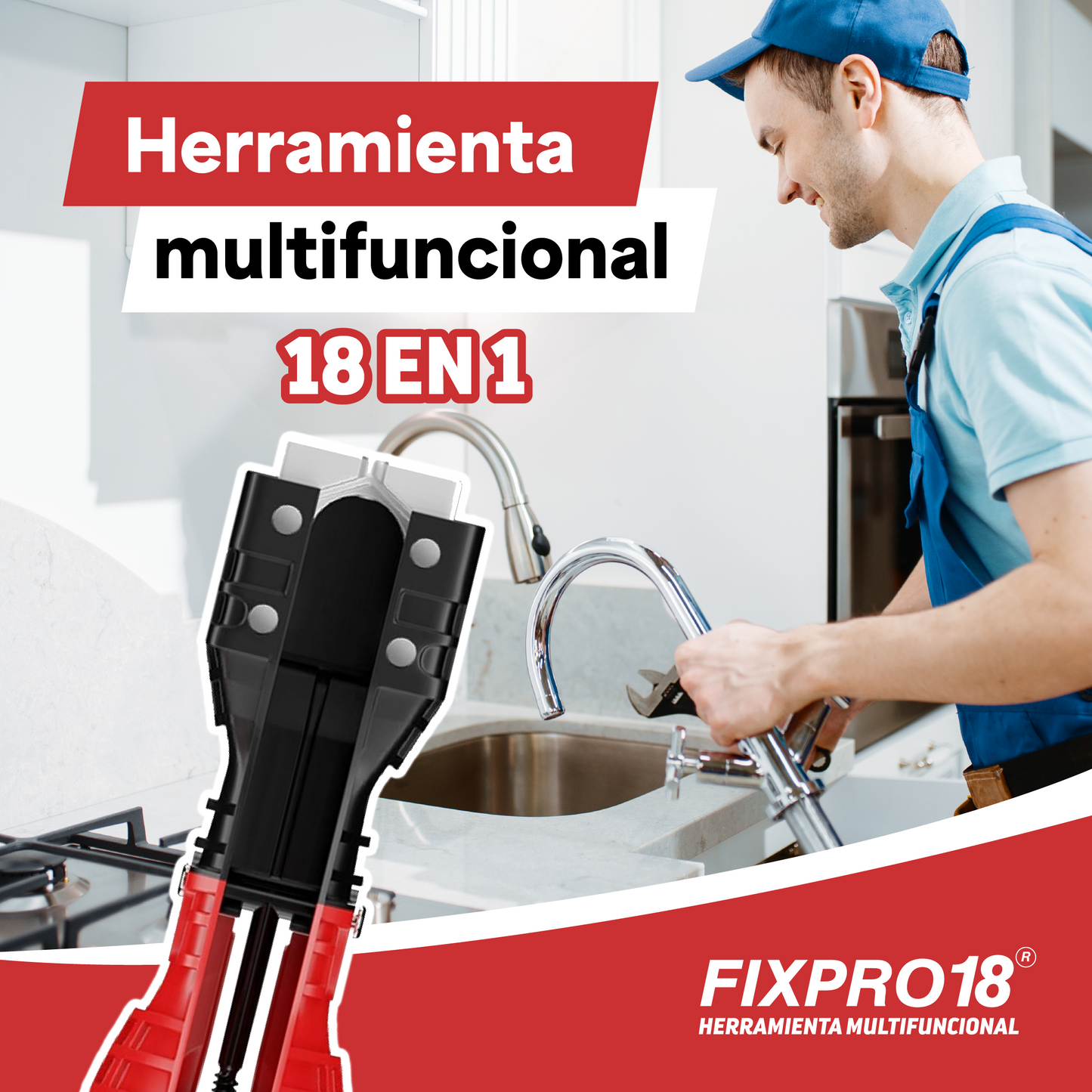 Fixpro18® herramienta multifuncional 18 en 1